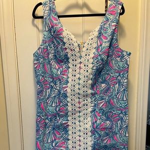 Lily Pulitzer for Target Dress 18W Blue and Pink